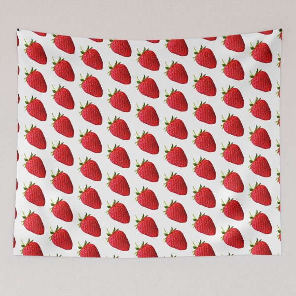 Artikelvorschau, Erdbeerliebe, sich wiederholendes, einzelnes und sich wiederholendes Polka-Dot-Muster entworfen und verkauft von Nicolette Olivier.