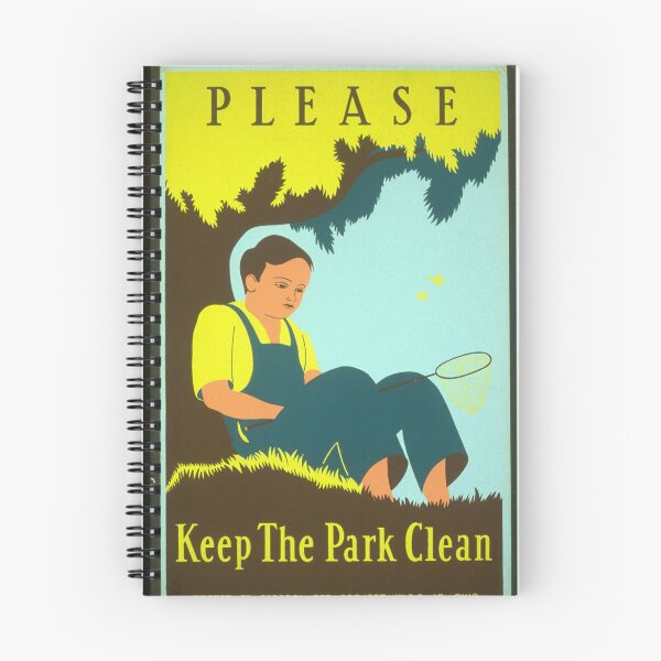 Item preview, Please keep the park clean, Works Progress Administration designed and sold by PromoteProgress.