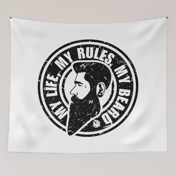 Item preview, MY LIFE MY RULES MY BEARD Used designed and sold by netrok.