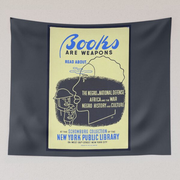 Item preview, Books are Weapons, Works Progress Administration designed and sold by PromoteProgress.