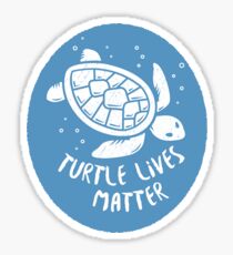 Meeresschildkröte - Turtle Lives Matter Sticker