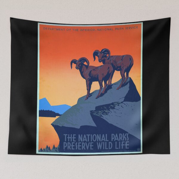 Item preview, The National Parks Preserve Wildlife, Works Progress Administration designed and sold by PromoteProgress.