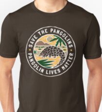 Rette die Pangolins, Pangolin lebt von Bedeutung Slim Fit T-Shirt
