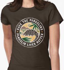 Rette die Pangolins, Pangolin lebt von Bedeutung Tailliertes T-Shirt