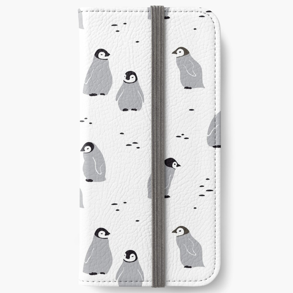Baby Emperor penguin Chicks iPhone Wallet