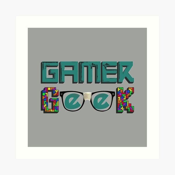 Cool Gamer Text Art Prints Redbubble