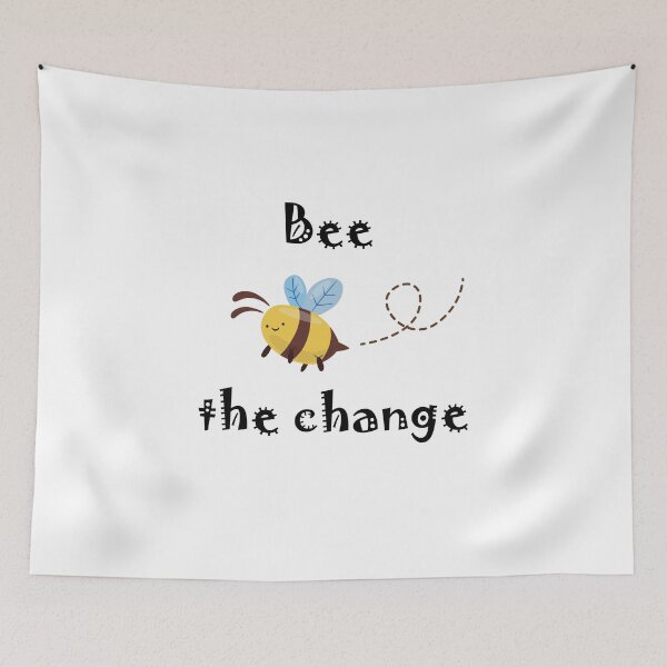 Item preview, Bee The Change Funny Pun Shirt designed and sold by storms98.