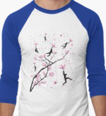 Blossom Flight Men's Baseball ¾ T-Shirt