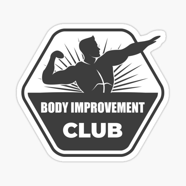Body improvement club - Mob Psycho 100 Sticker