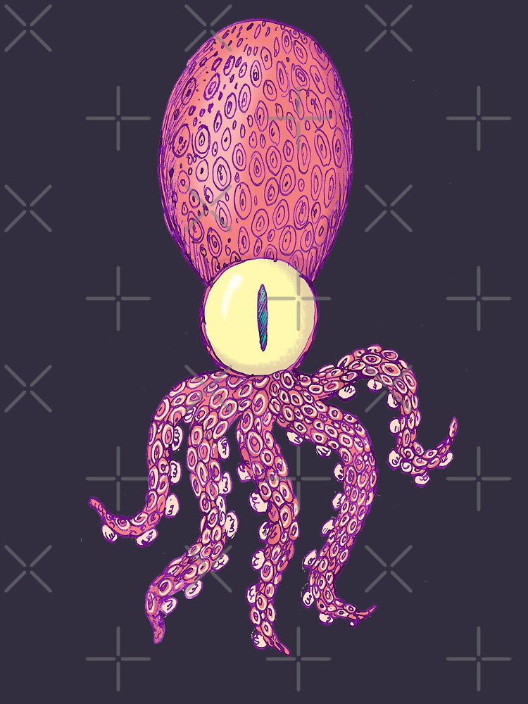 Octopus with big eye by duxpavlic