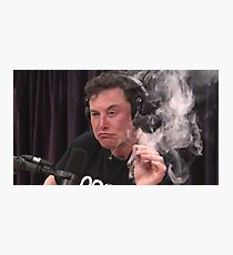 Elon Musk Blunt Meme Fotodruck