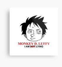 Luffy Lying Metal Print