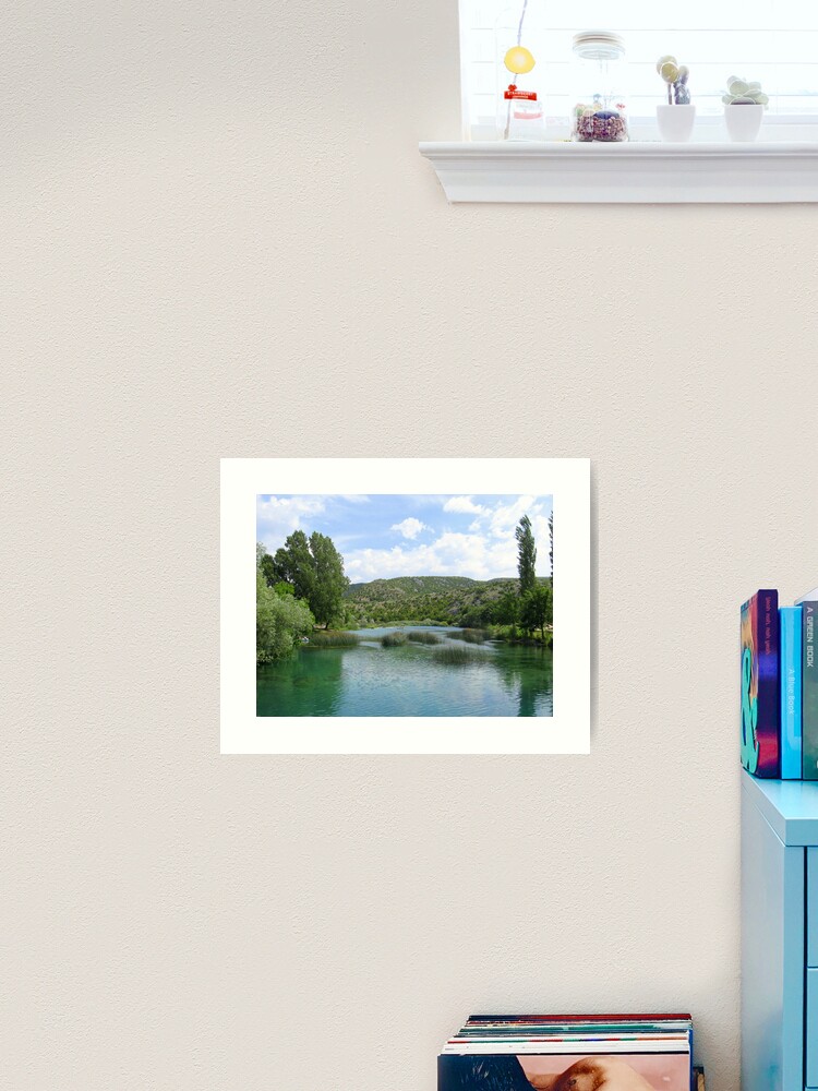 Thumbnail 2 of 3, Art Print, IN BLUE designed and sold by TatianaMichaela.