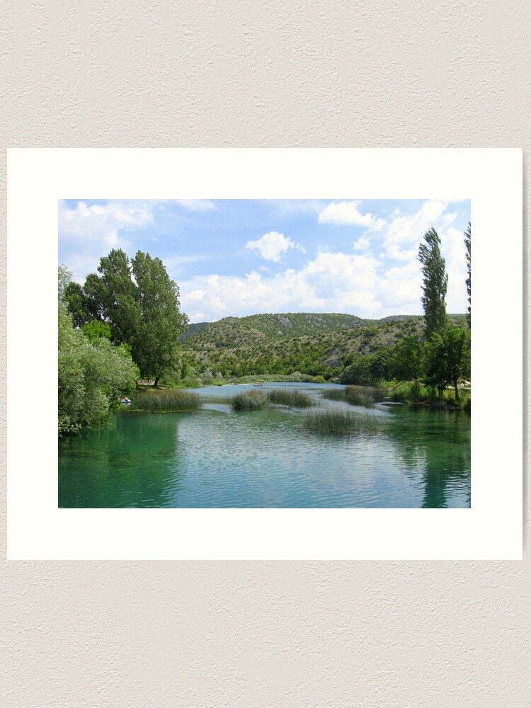 Thumbnail 1 of 3, Art Print, IN BLUE designed and sold by TatianaMichaela.
