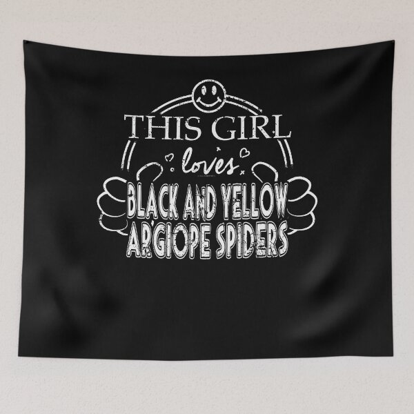Item preview, Girl Loves Black And Yellow Argiope Spiders Pet Spider designed and sold by shoppzee.