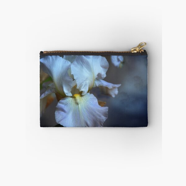 Item preview, Blue bearded Iris in a cloudy sky designed and sold by walstraasart.