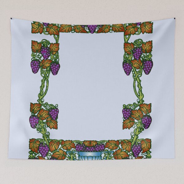 Item preview, wine floral frame designed and sold by Ariadna de Raadt.