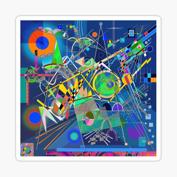 Composition #8 Sticker