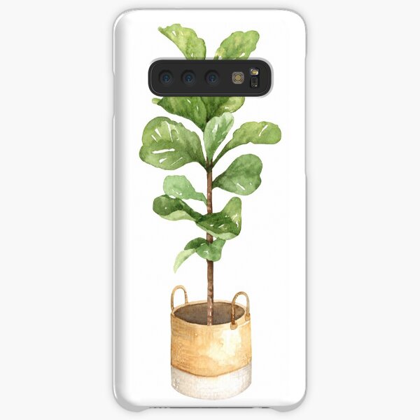 Fiddle leaf fig, houseplant, potted plant, fiddle leaf Samsung Galaxy Snap Case