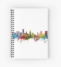 Honolulu Hawaii Skyline Spiral Notebook