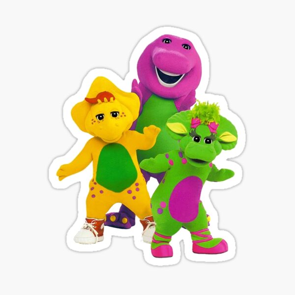 barney the dinosaur and co. Sticker.