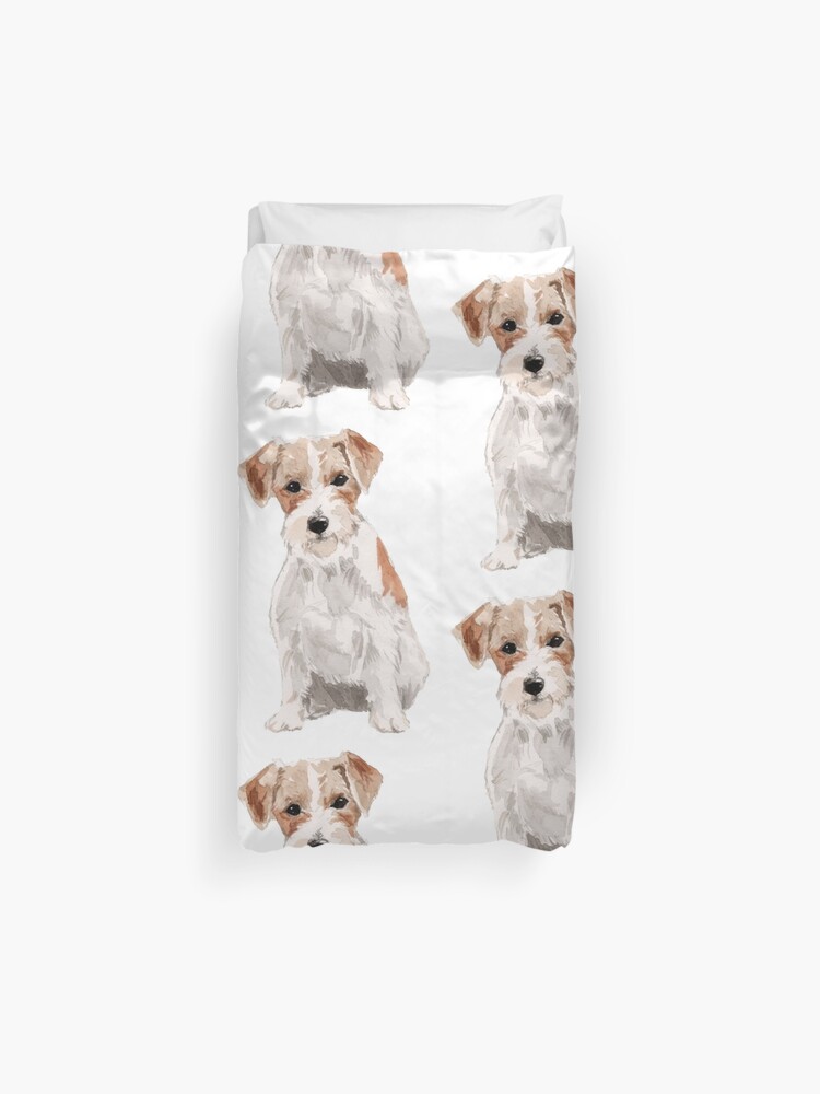 Watercolor Wire Haired Fox Terrier Fox Terrier Foxy Terrier