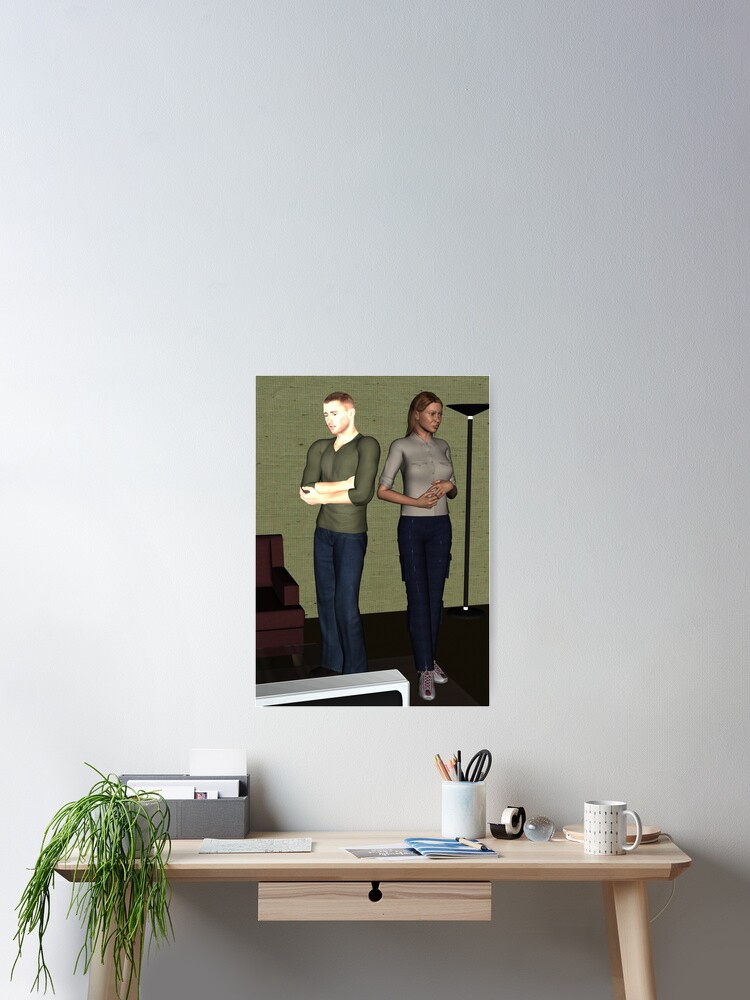 Thumbnail 2 of 3, Poster, Not Talking designed and sold by Colin-Bentham.