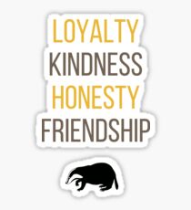 Yellow words Sticker