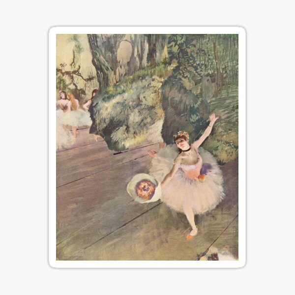 Dancer Taking a Bow (Degas) Sticker