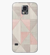 Geometrisches Pastellmuster Hülle & Klebefolie für Samsung Galaxy