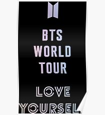 Póster BTS Love Yourself Tour Mundial Merch