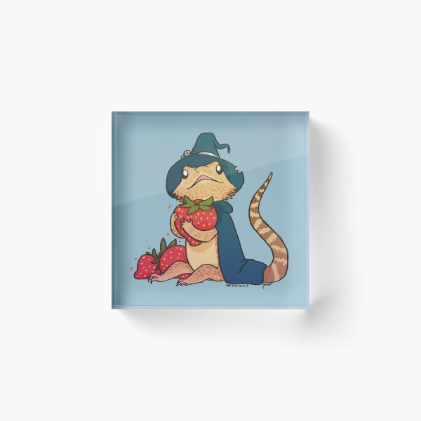 Bearded Dragon - Grunt Acrylic Block