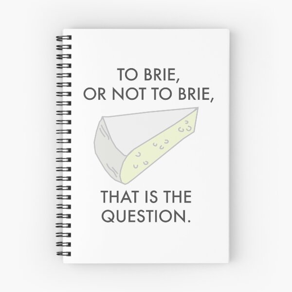 Aperçu de l'œuvre A Brie ou pas à Brie. Cheese Pun. créée et vendue par bullshirter.