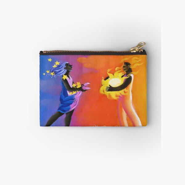 Item preview, ancestral love surreal dreamin illustration relationship between opposites the sun as archetypes of masculine and feminine designed and sold by nuvolanevicata.