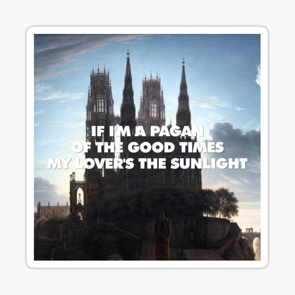 Take Me to Church by The Waterside Sticker