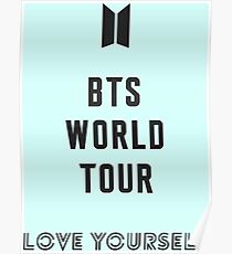 Póster BTS Love Yourself Tour Mundial Merch