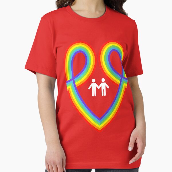 Item preview, Love Heart LGBT Rainbow T-Shirt designed and sold by Oles Bielienkyi.