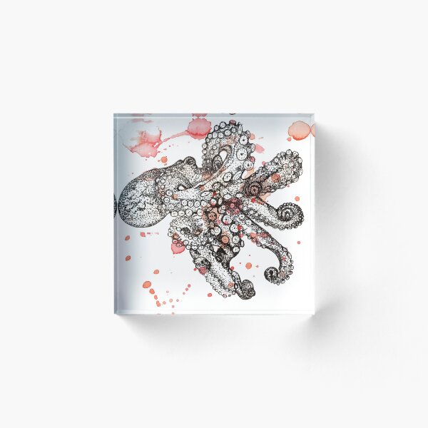 Item preview, A Splash of Color Octopus designed and sold by Nosynonym.