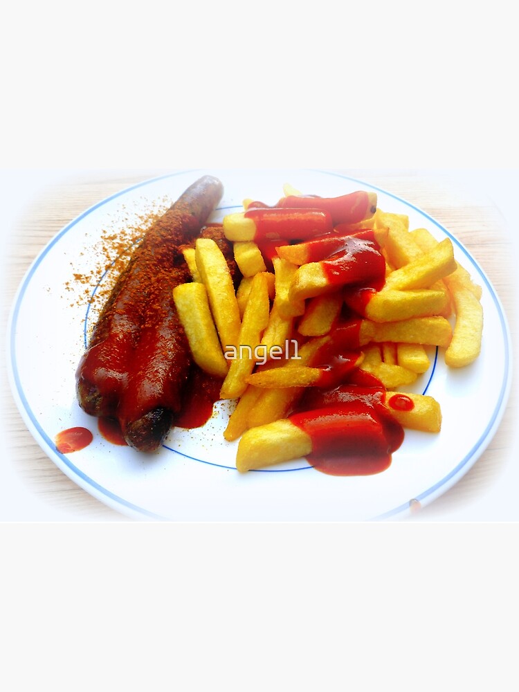 Currywurst And Pommes Greeting Card By Angel1 Redbubble