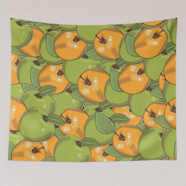 Item preview, Vintage Fruits and Vegetables Pattern designed and sold by stylebytara.