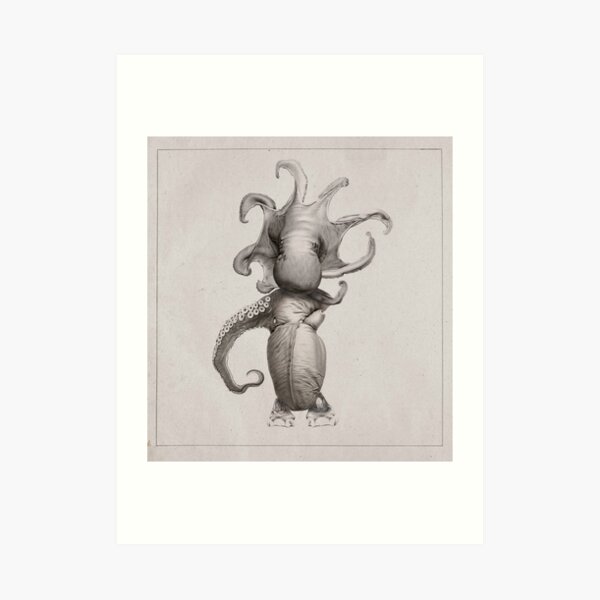 Retro Alien: Aygaan Art Print