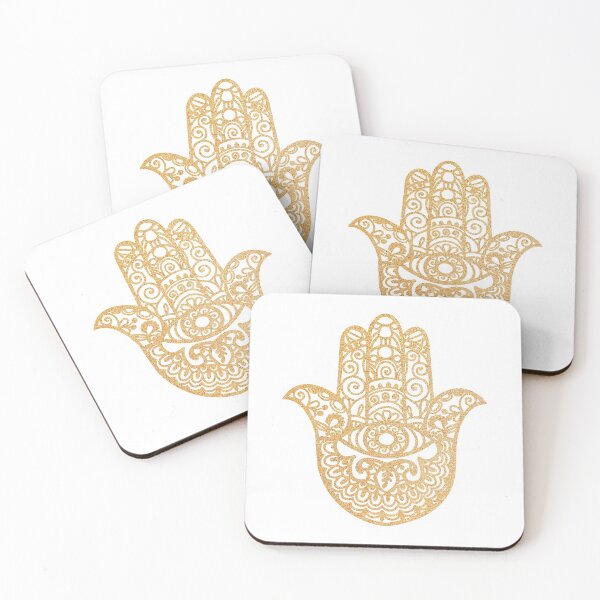 Item preview, Gold Hamsa Hand of Fatima designed and sold by koovox.