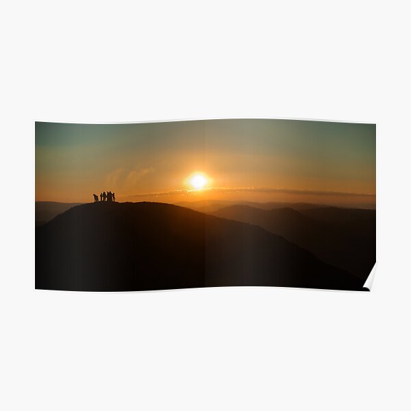 Sunrise on Feathertop Poster