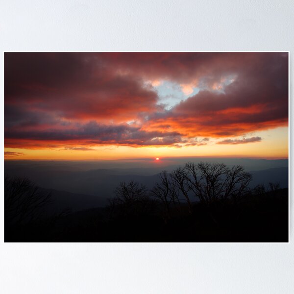 Item preview, Sunset from Little Feathertop designed and sold by bonsta.