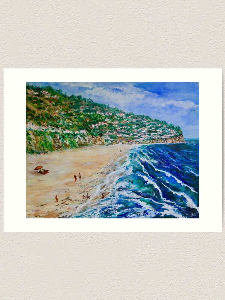 Alternate view of Torrance Beach, Redondo California Art Print