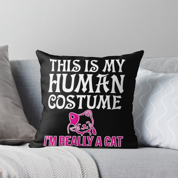 Item preview, This Is My Human Costume I'm Really A Cat Halloween T-Shirt designed and sold by Anumber1.