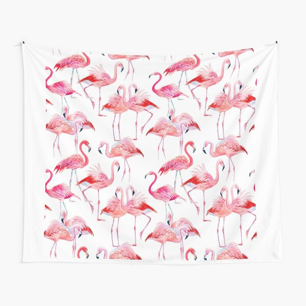 Draw Flamingo Tapestries Redbubble - flamingo resorts roblox