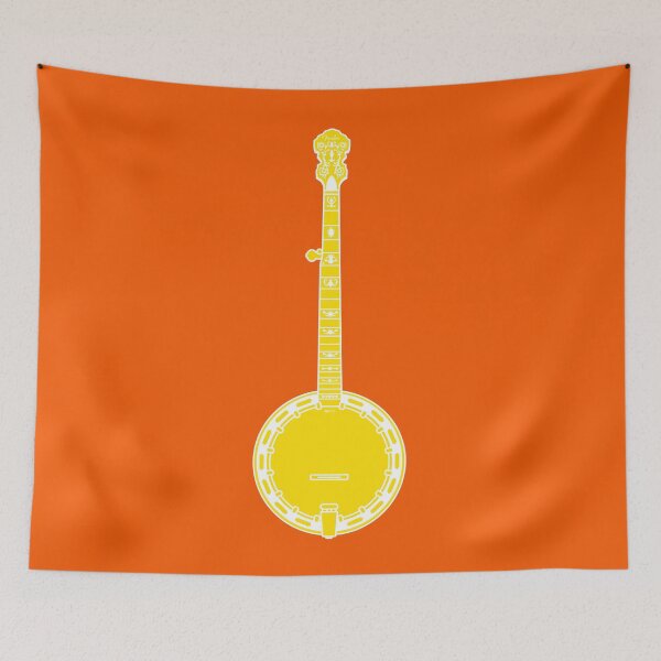 Item preview, MUSICAL INSTRUMENTS SILHOUETTES - BANJO designed and sold by WOOFANG.