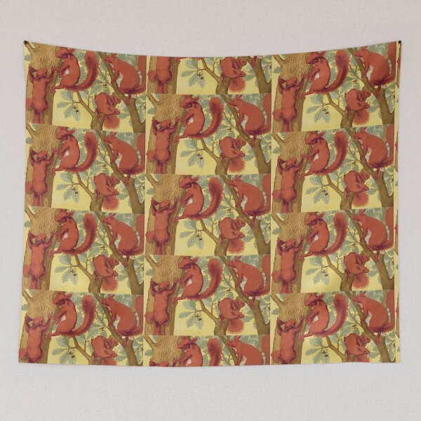 Item preview, Squirrels artwork designed and sold by Vintage Designs +.