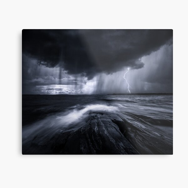 Black Waters. Metal Print